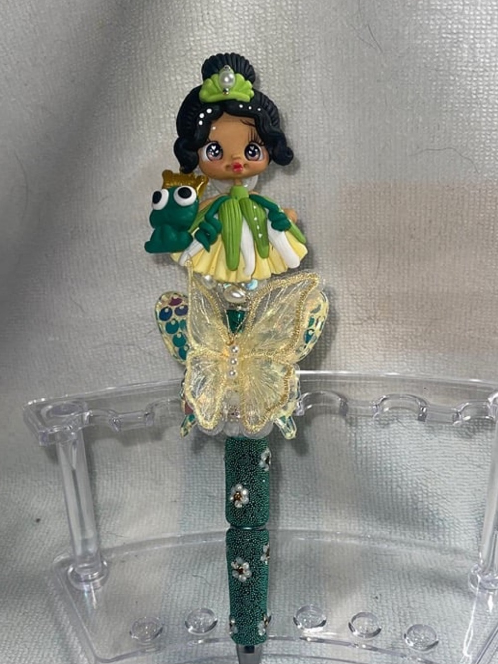 Princess Tiana clay figure Pen